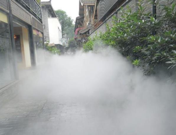 人造霧：是施工工地除塵重要的新興措施之一