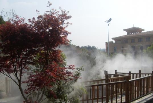 人造霧：夏季降溫系統(tǒng)可以應(yīng)用到加油站等地方