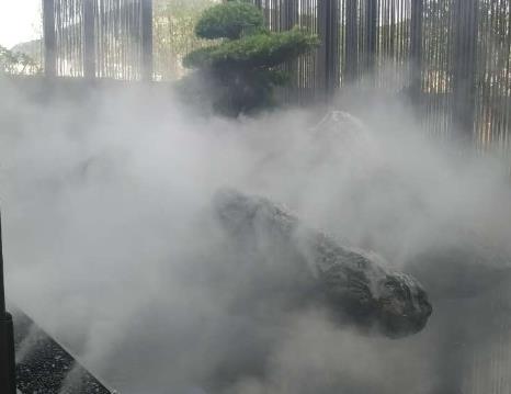 人造霧對(duì)露天場(chǎng)所的夏季降溫作用明顯